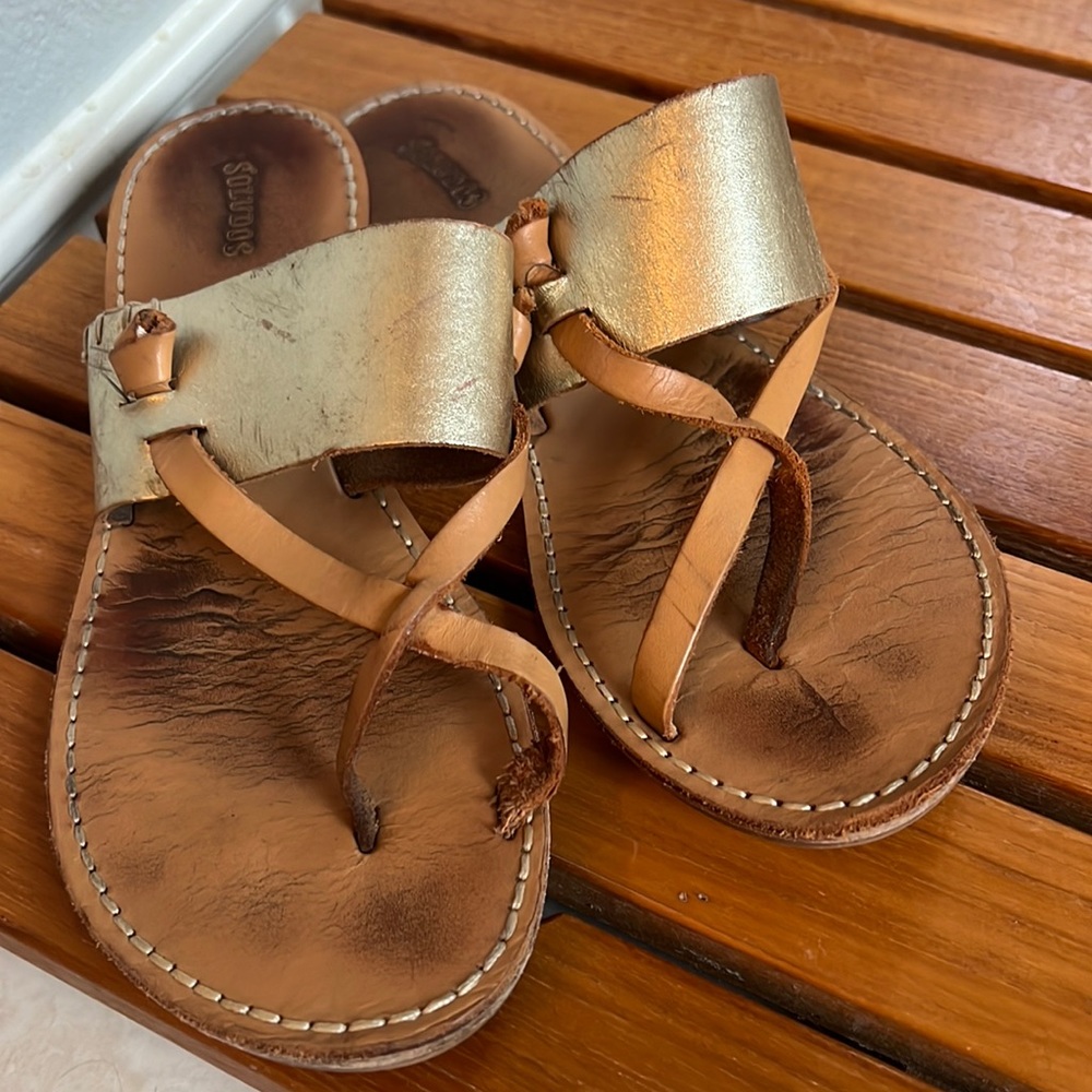 Soludos slotted thong sandals